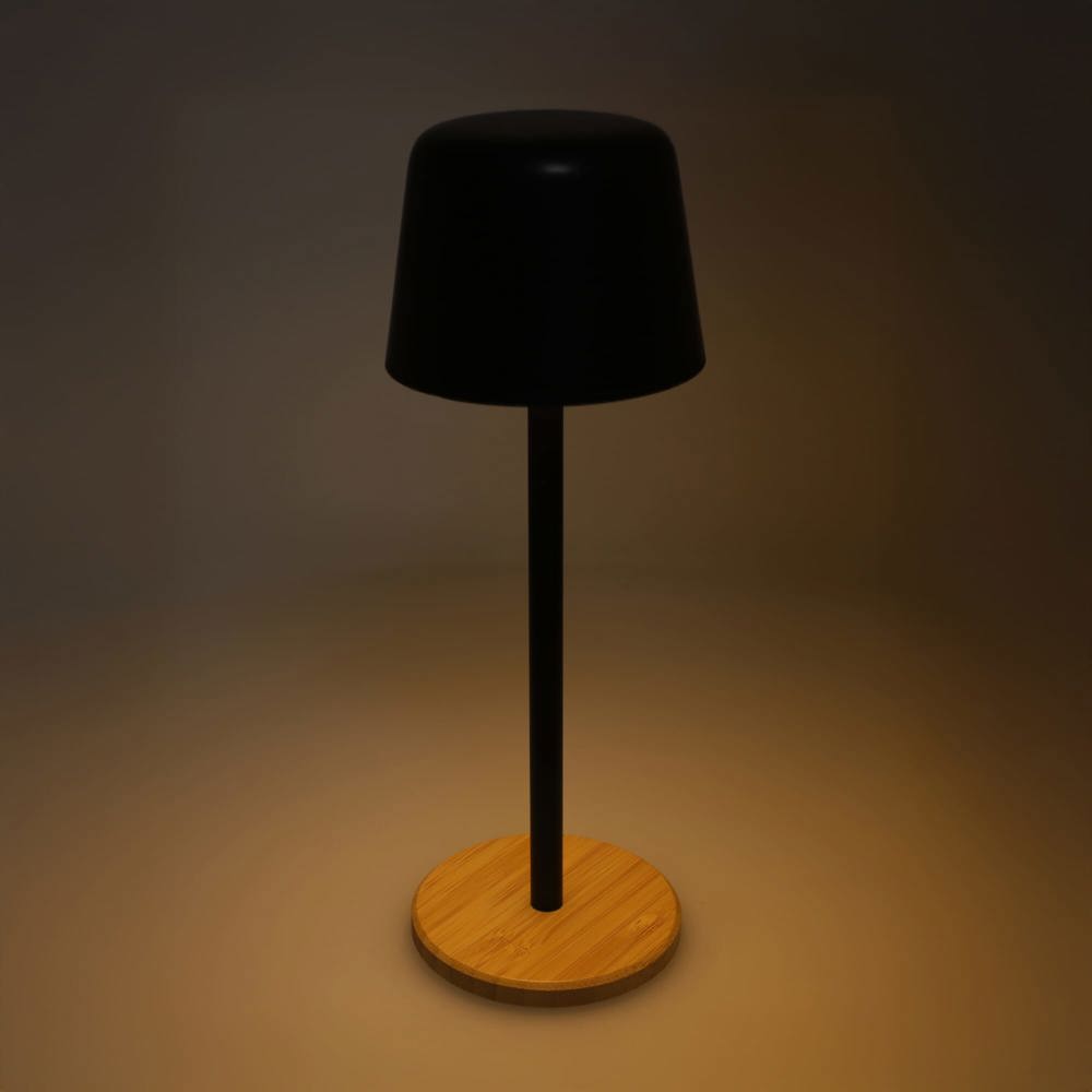 Solis Dimmbare Tischlampe mit Bambusfuß