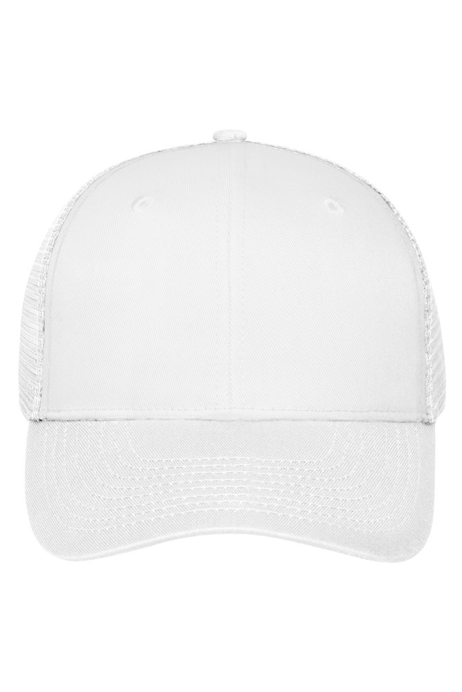 6 Panel Mesh Cap - White/white (ca. Pantone white)