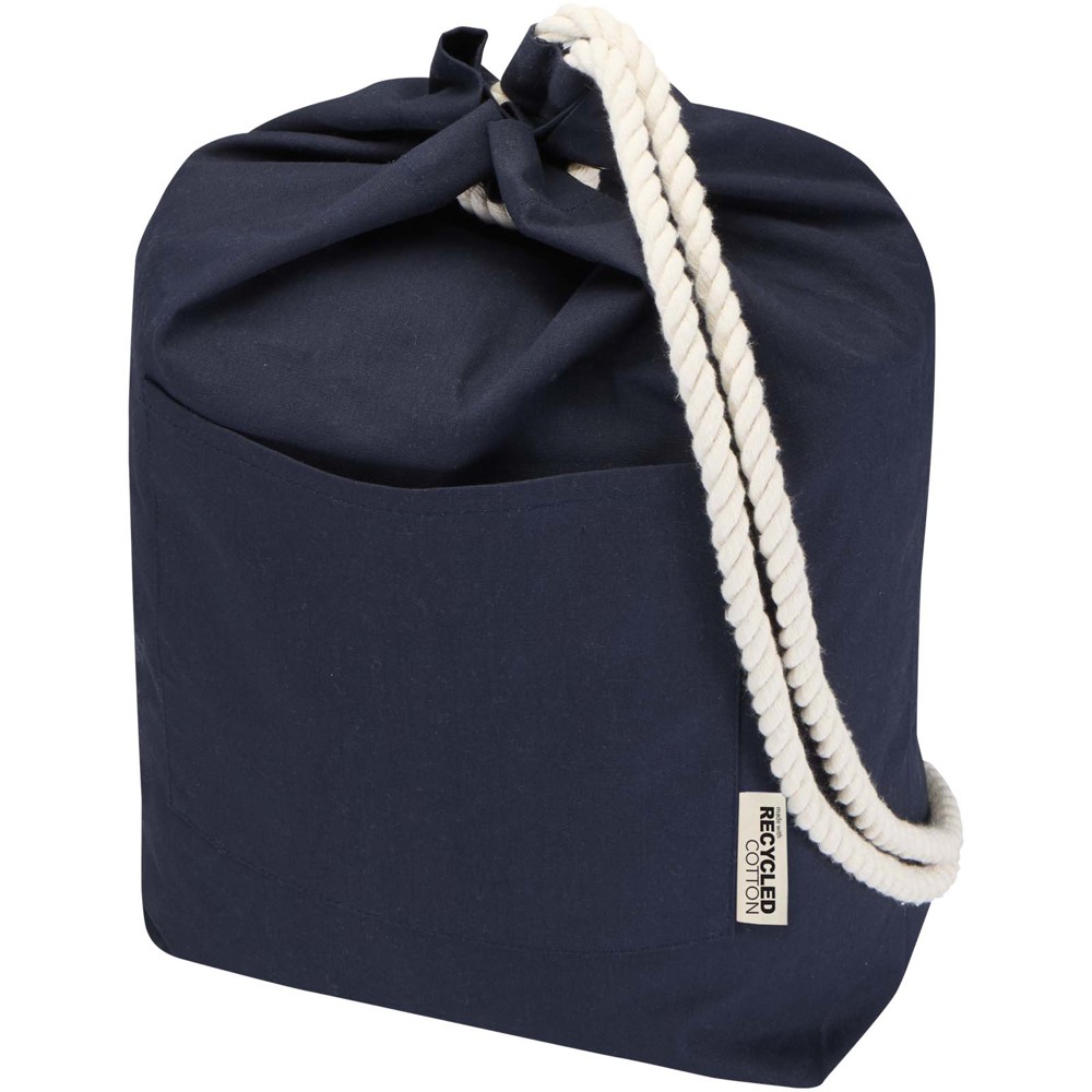 Florida 270 g/m² GRS-zertifizierte Reisetasche aus Recyclingmaterial, 15 l - navy