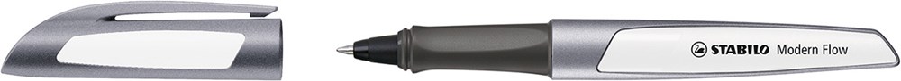 STABILO Modern Flow Gelroller, silber/weiß