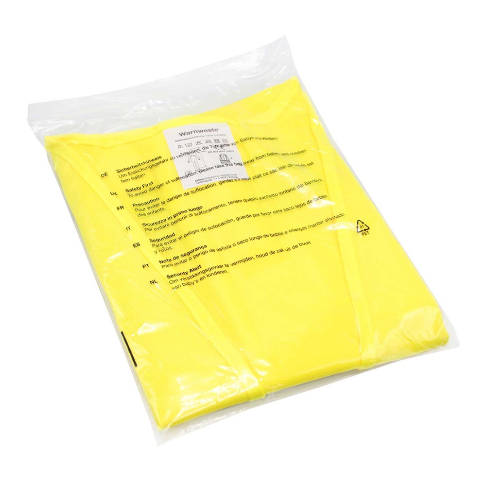 Allflash Qualitäts-Warnweste Premium All-in Siebdruck