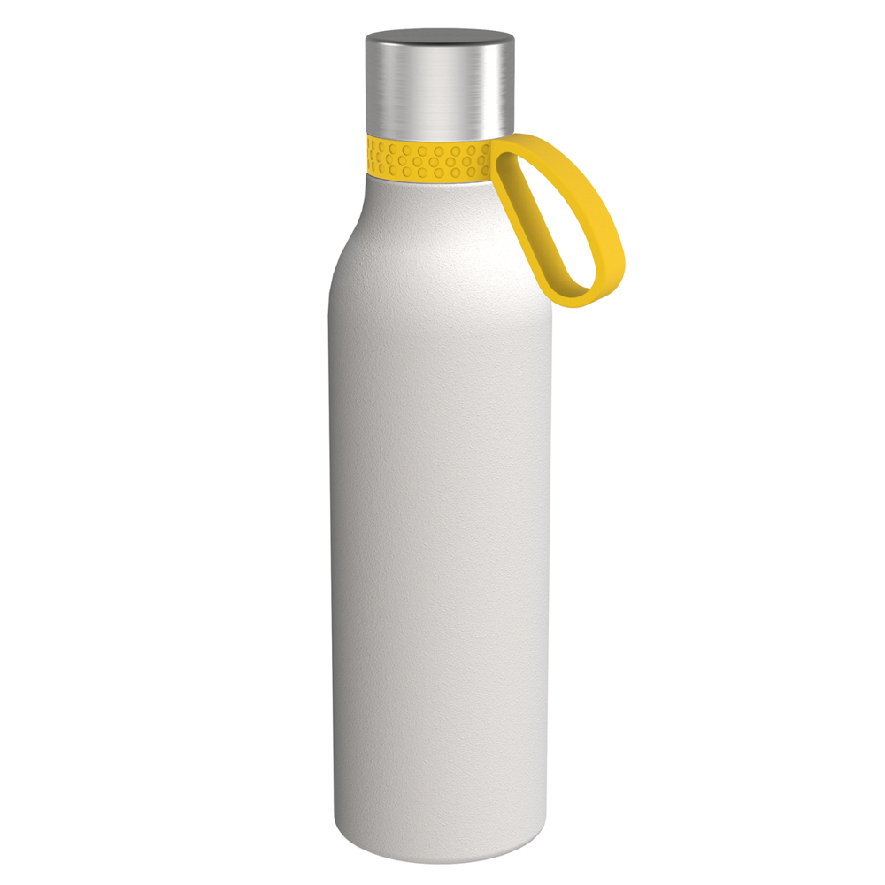 Trinkflasche RETUMBLER-TOULON II 820 - gelb, silber, weiß