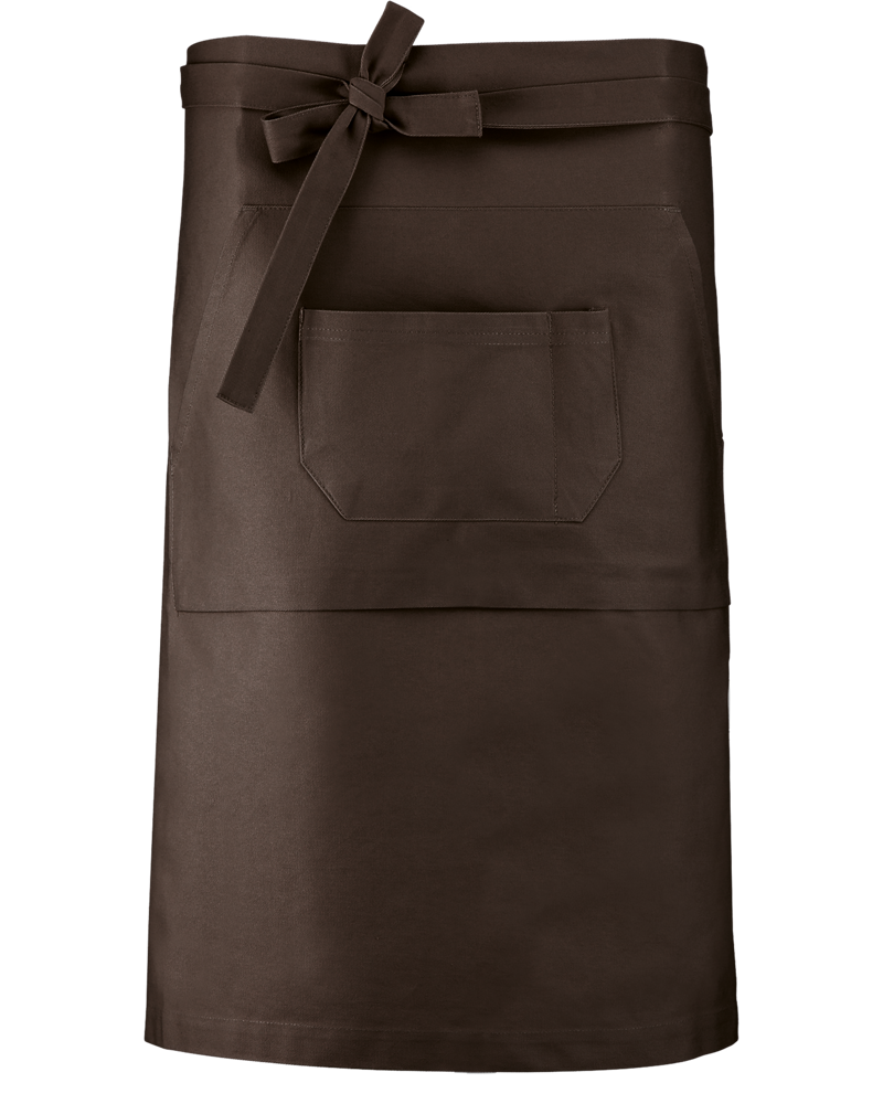 K887 - Barschürze Knielang - Chocolate
