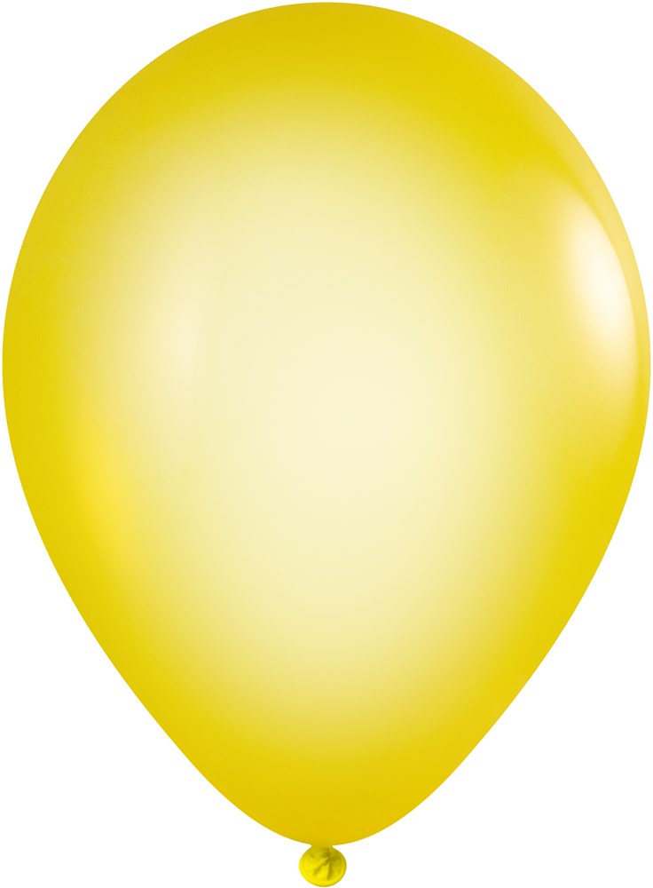 Bedruckte Ballons 85/95 cm - Ø 33 cm -11 inch - Gelb Kristall (3310) (± PMS 107)