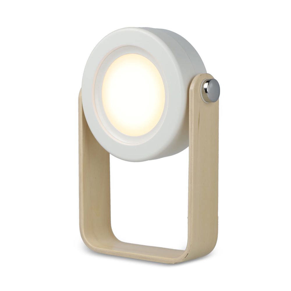 Coollux Multifunktions-LED-Lampe mit Bambusgriff