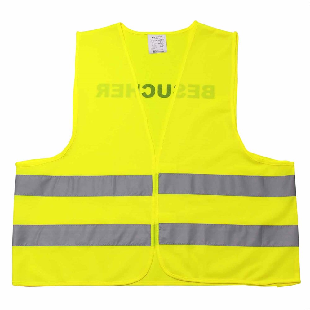 Allflash Qualitäts KFZ-Warnweste PREMIUM Besucher