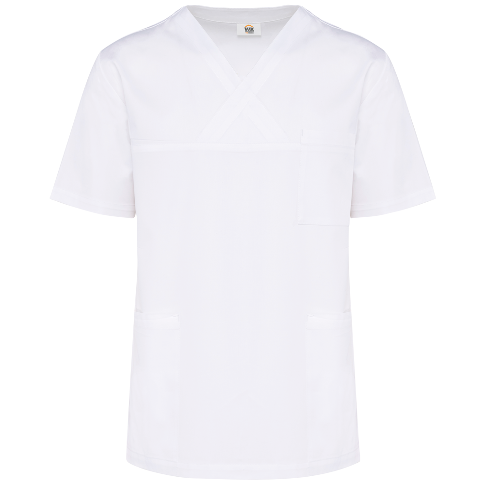 WK504 - Kurzärmlige Unisex-Tunika aus Baumwolle