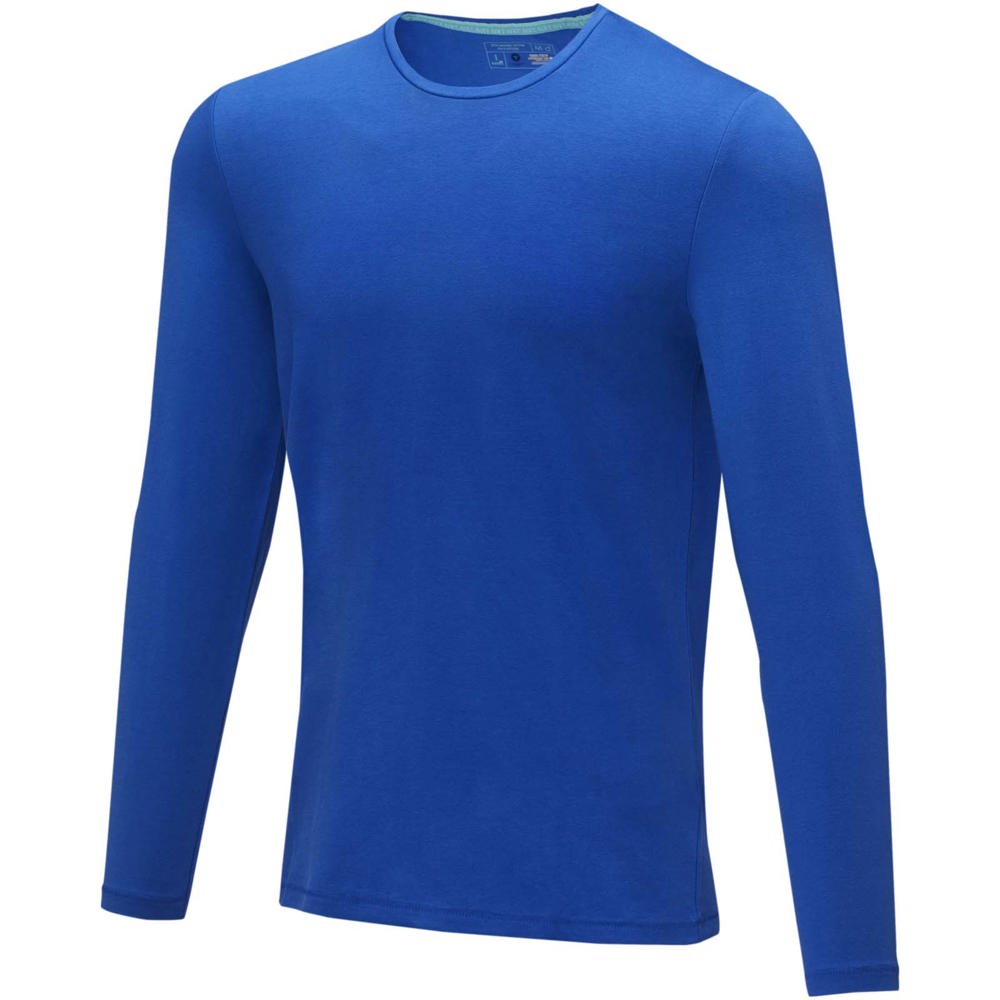 Ponoka Langarmshirt für Herren - blau