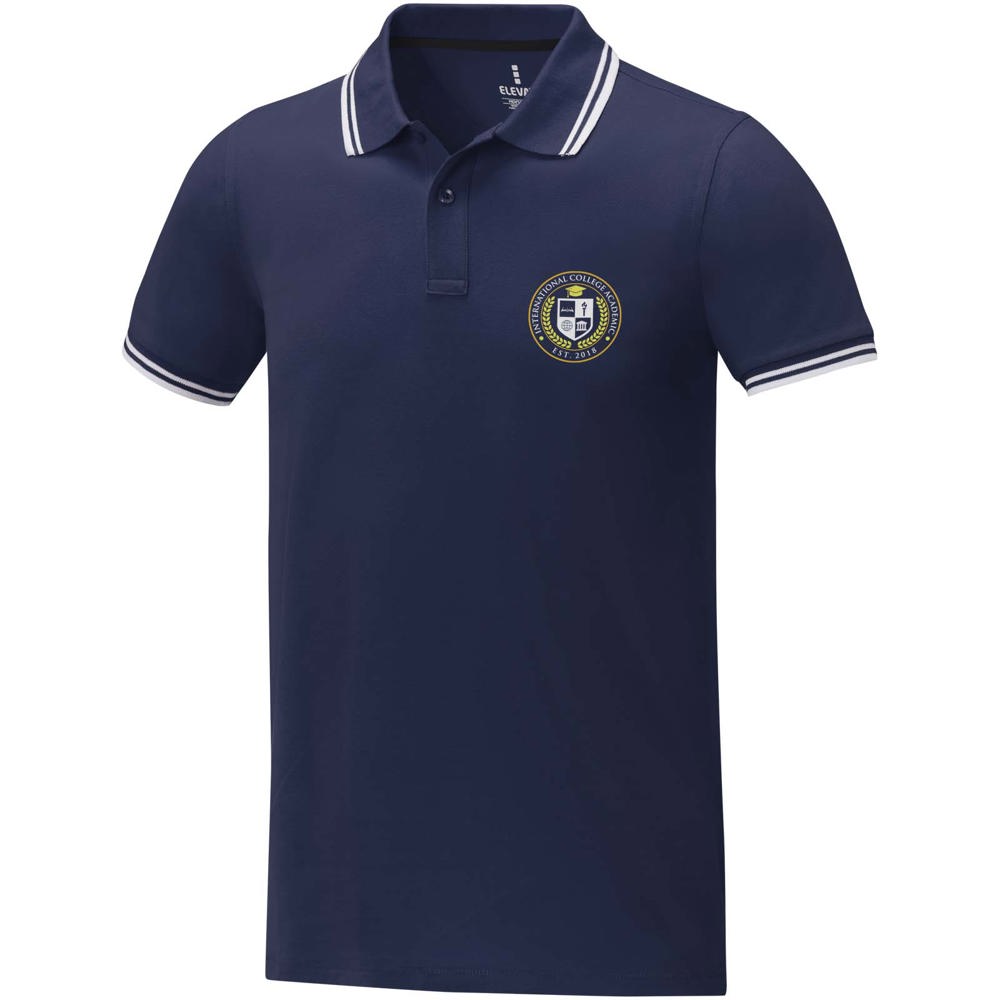 Amarago 200 g/m² Polo mit abgesetztem Rand für Herren