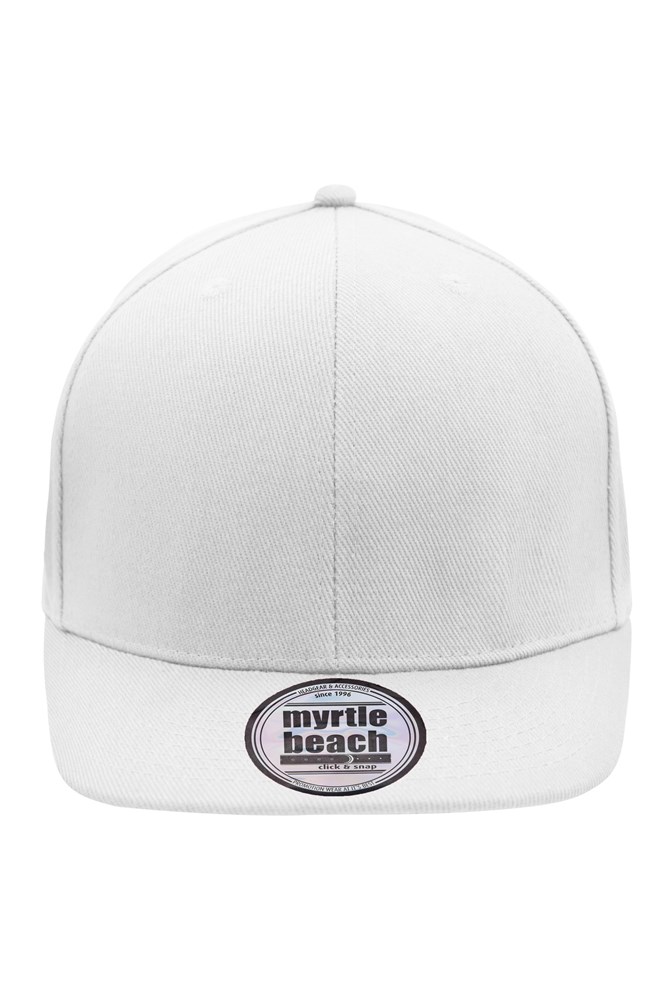 6 Panel Pro Cap Style - White/white (ca. Pantone white)
