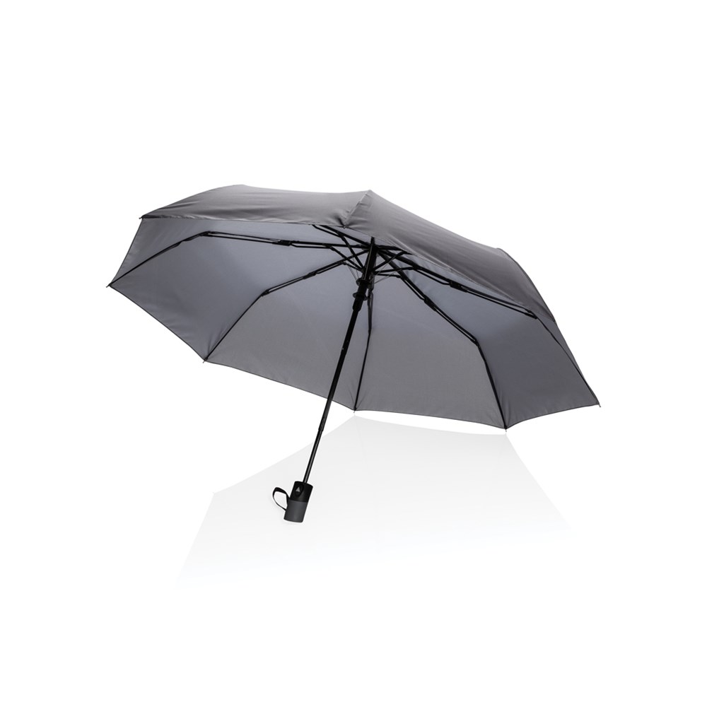21" Impact AWARE™ RPET 190T Mini-Schirm automatic open - anthrazit (± PMS Cool Grey 11)