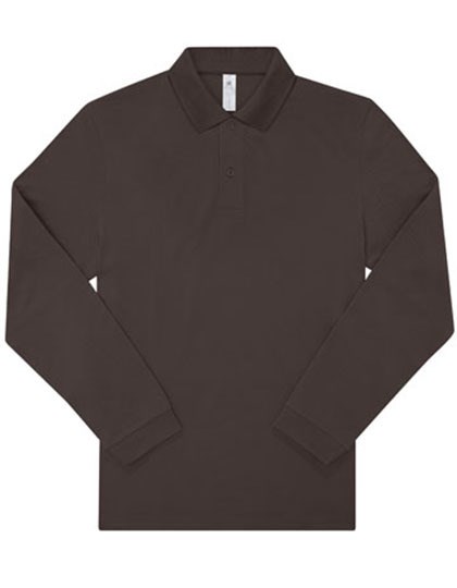 B&C BE INSPIRED - My Polo 210 Long Sleeve - Roasted Coffee