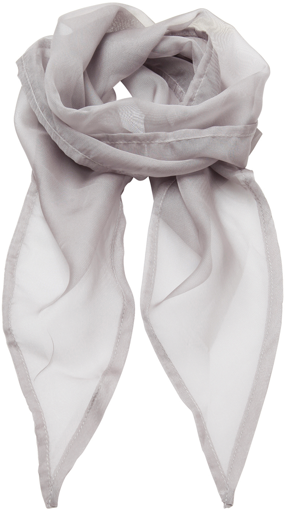 PR740 - Ladies Chiffon Scarf - Silver
