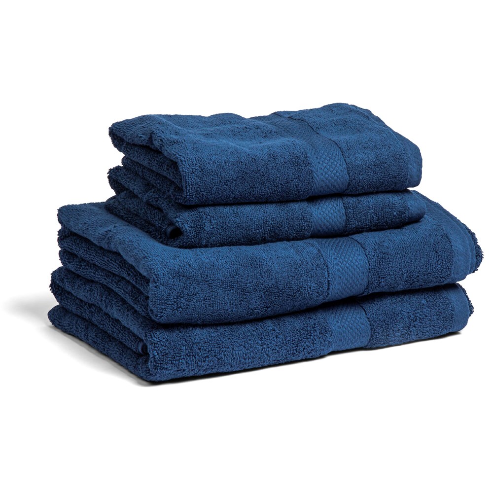 Lord Nelson Fairtrade Handtuch 70x130cm 3er Set - Dunkelblau