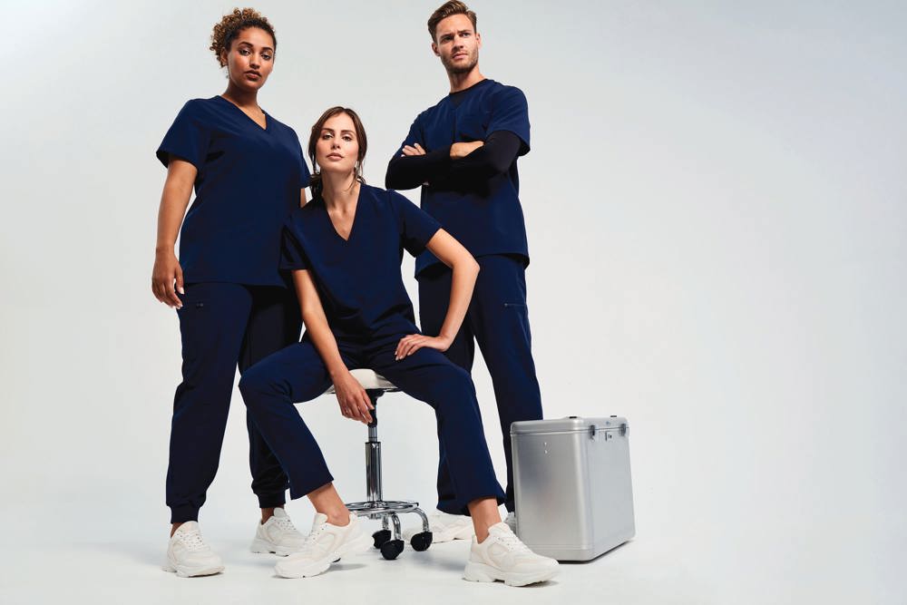 NN310 - Tunika mit Stretchanteil und kurzen Ärmeln, Damen