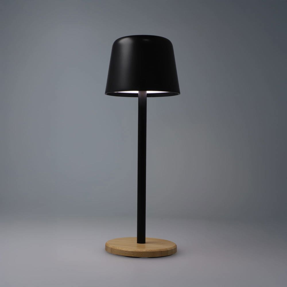 Solis Dimmbare Tischlampe mit Bambusfuß