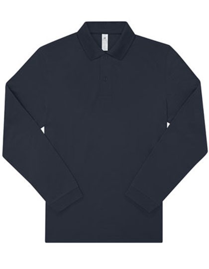 B&C BE INSPIRED - My Polo 210 Long Sleeve - Navy
