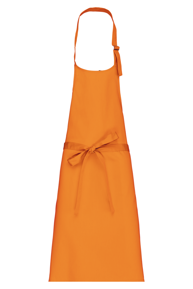 K8000 - Schürze aus mischgewebe ohne Tasche - orange