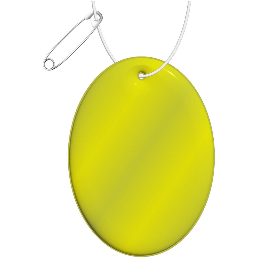 RFX™ H-12 ovaler reflektierender PVC-Anhänger
