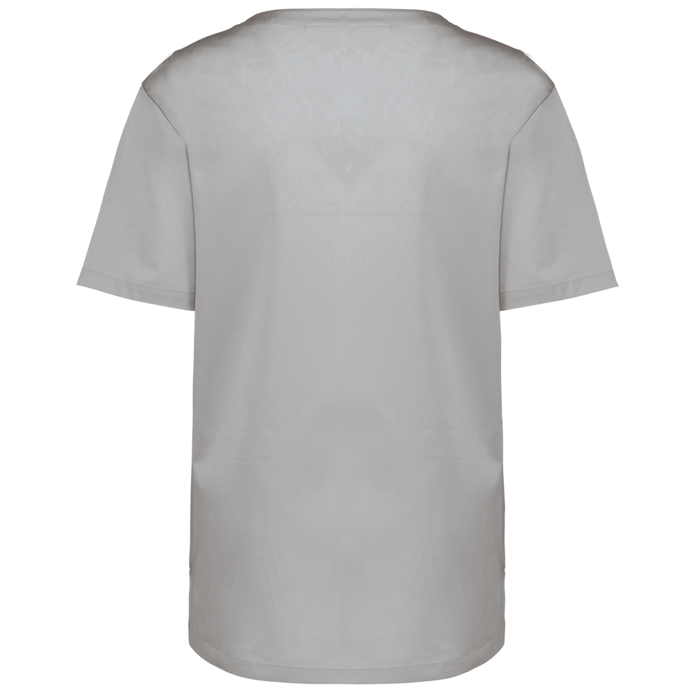 WK507C - Kurzärmlige Unisex-Tunika aus Baumwollpolyester