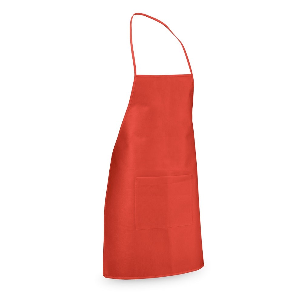 CELERY. Schürze aus Non-Woven (80 g/m²) - rot