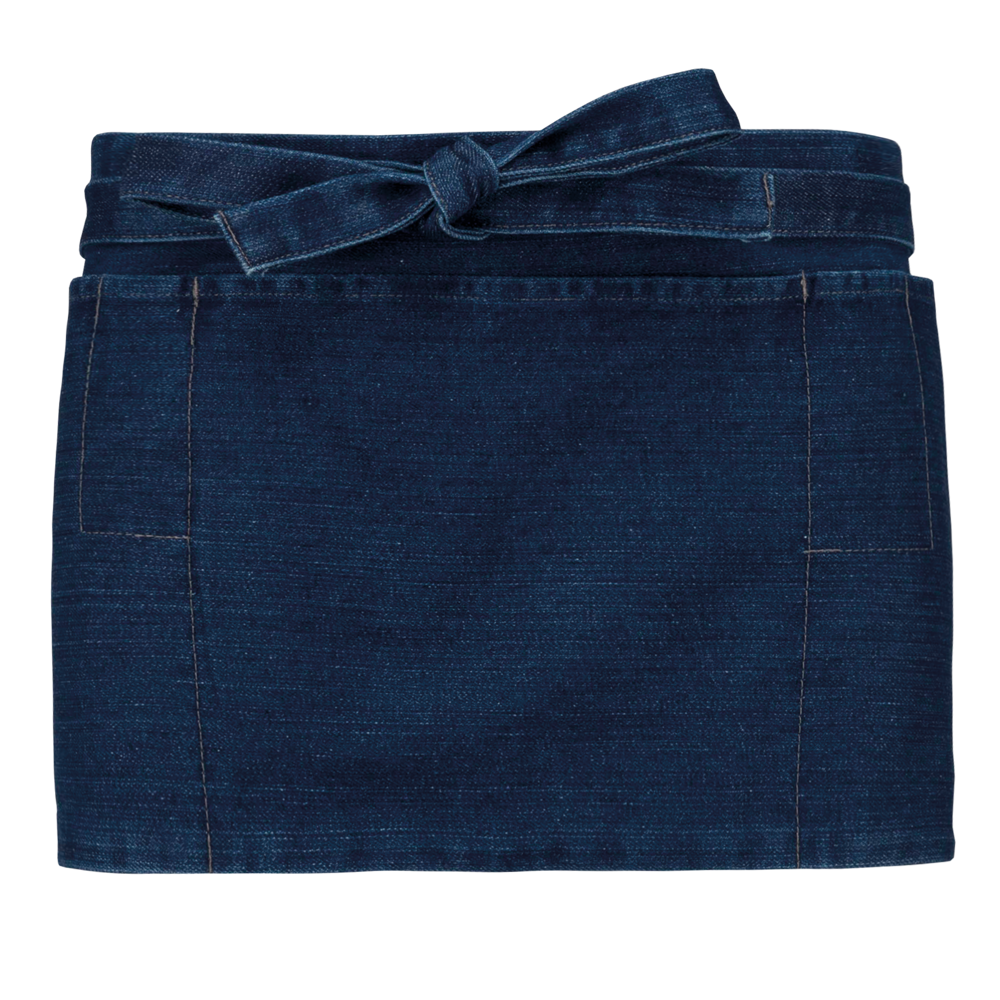 K886 - Barschürze kurz - Denim