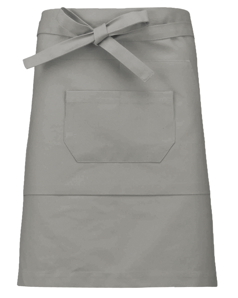 K898 - Mittellange Schürze - Light Grey