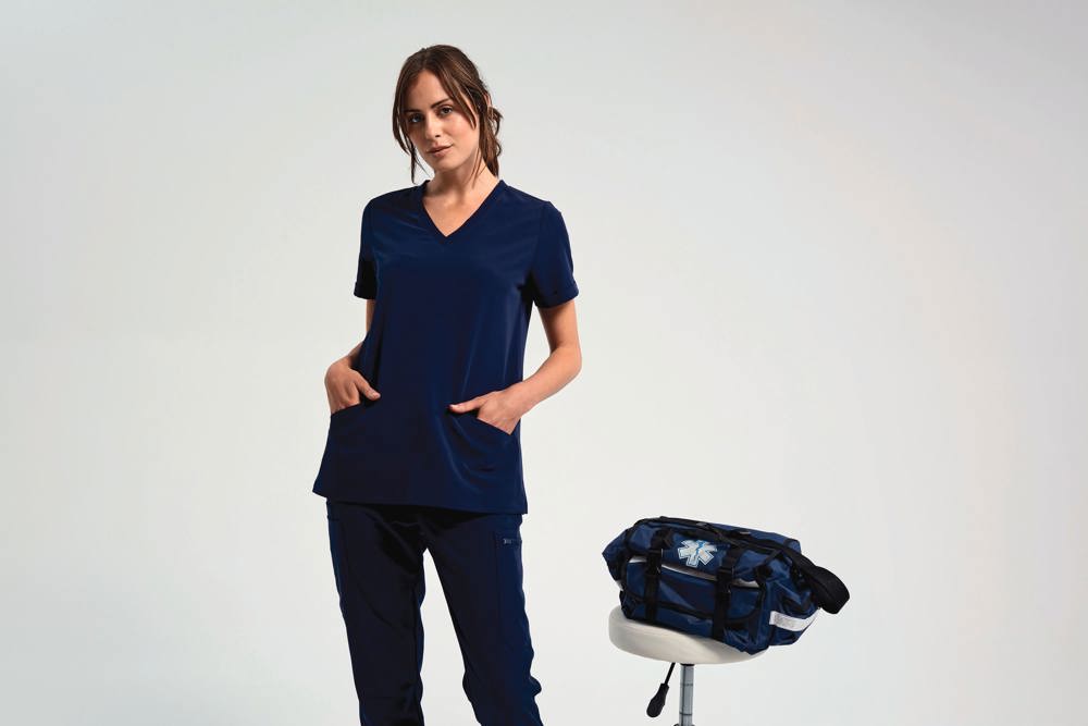 NN310 - Tunika mit Stretchanteil und kurzen Ärmeln, Damen