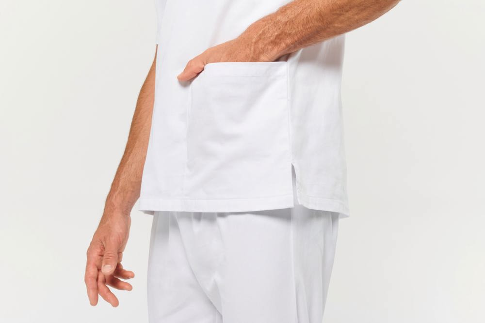 WK504 - Kurzärmlige Unisex-Tunika aus Baumwolle