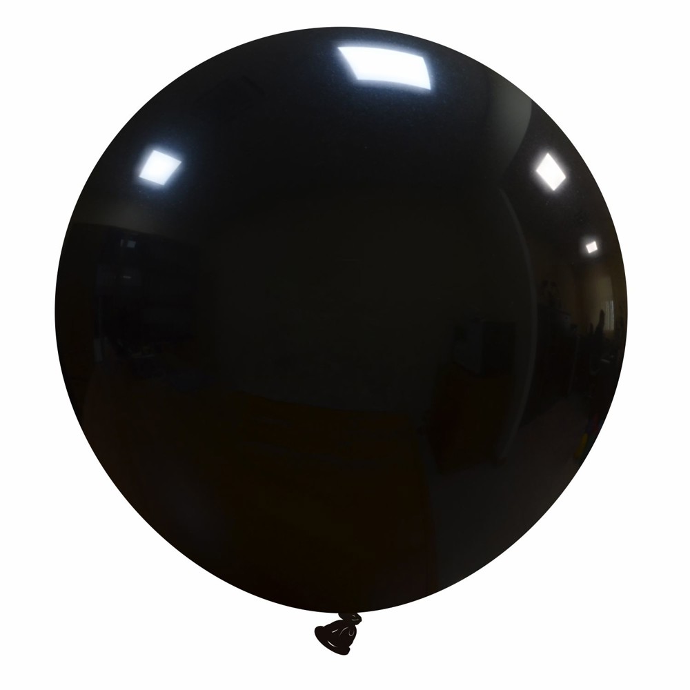 Bedruckte Riesenballons – Ø 150 cm / Umfang 470 cm / 59 Inch, Transparant (38), 450 cm omvang 150 cm Ø 60 inch, Pastel, 2 (2-zijdig gelijke bedrukking) - Schwarz (17)