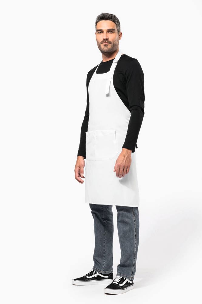 K8010 - Bei hohen Temperaturen waschbare Schürze aus Baumwollpolyester