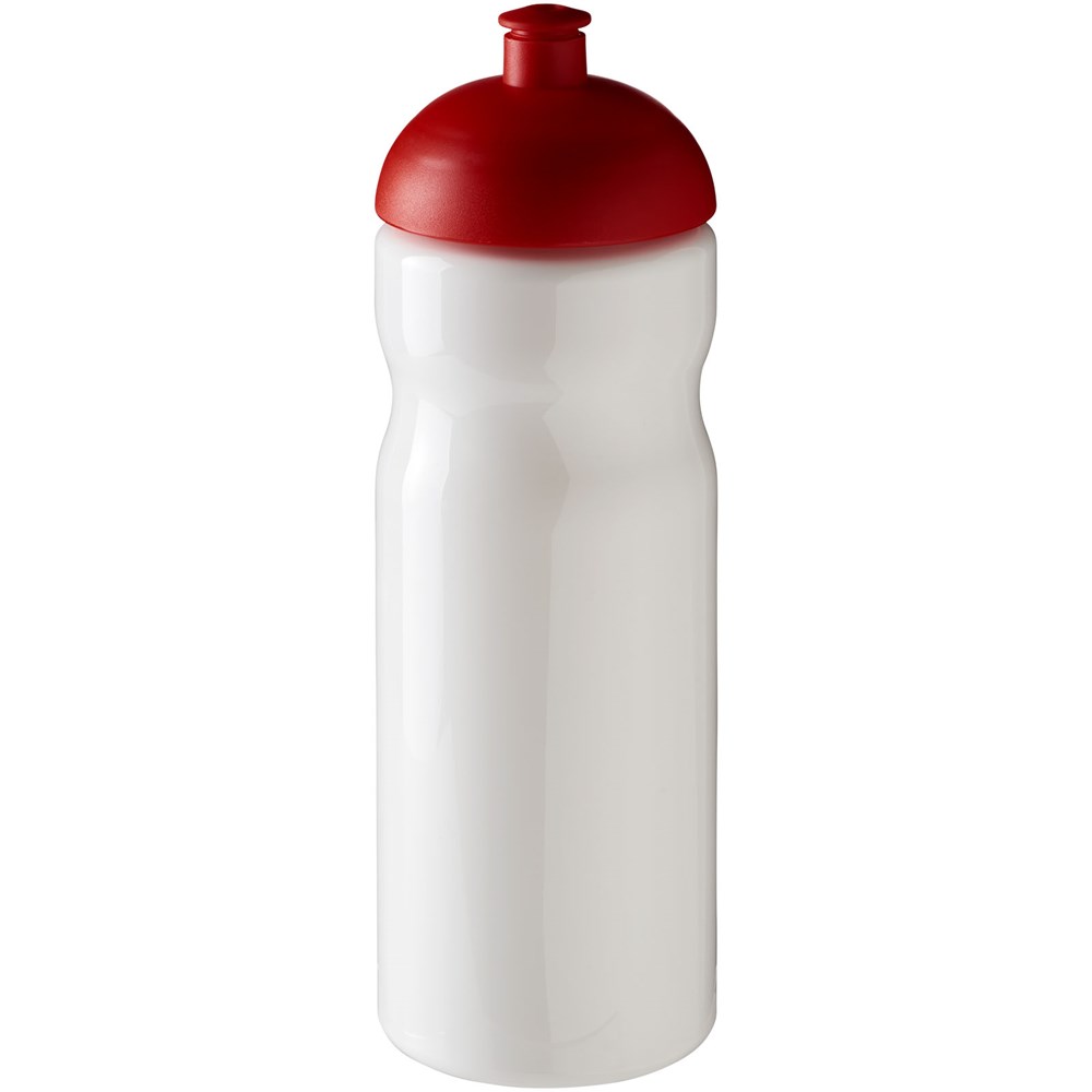 H2O Active® Base 650 ml Sportflasche mit Stülpdeckel - weiss, rot