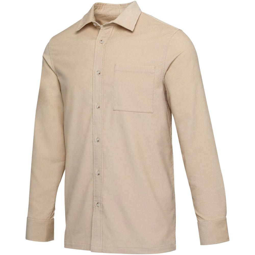 Alum 252 g/m² Hemd aus Cord Unisex - oatmeal