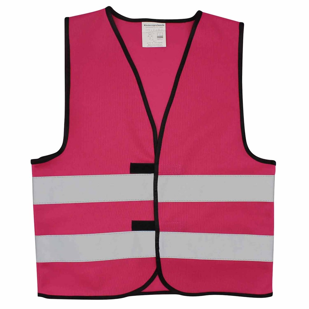Allflash Kindersignalweste COLOUR - magenta