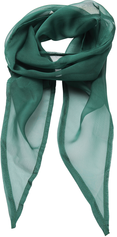 PR740 - Ladies Chiffon Scarf - Bottle Green