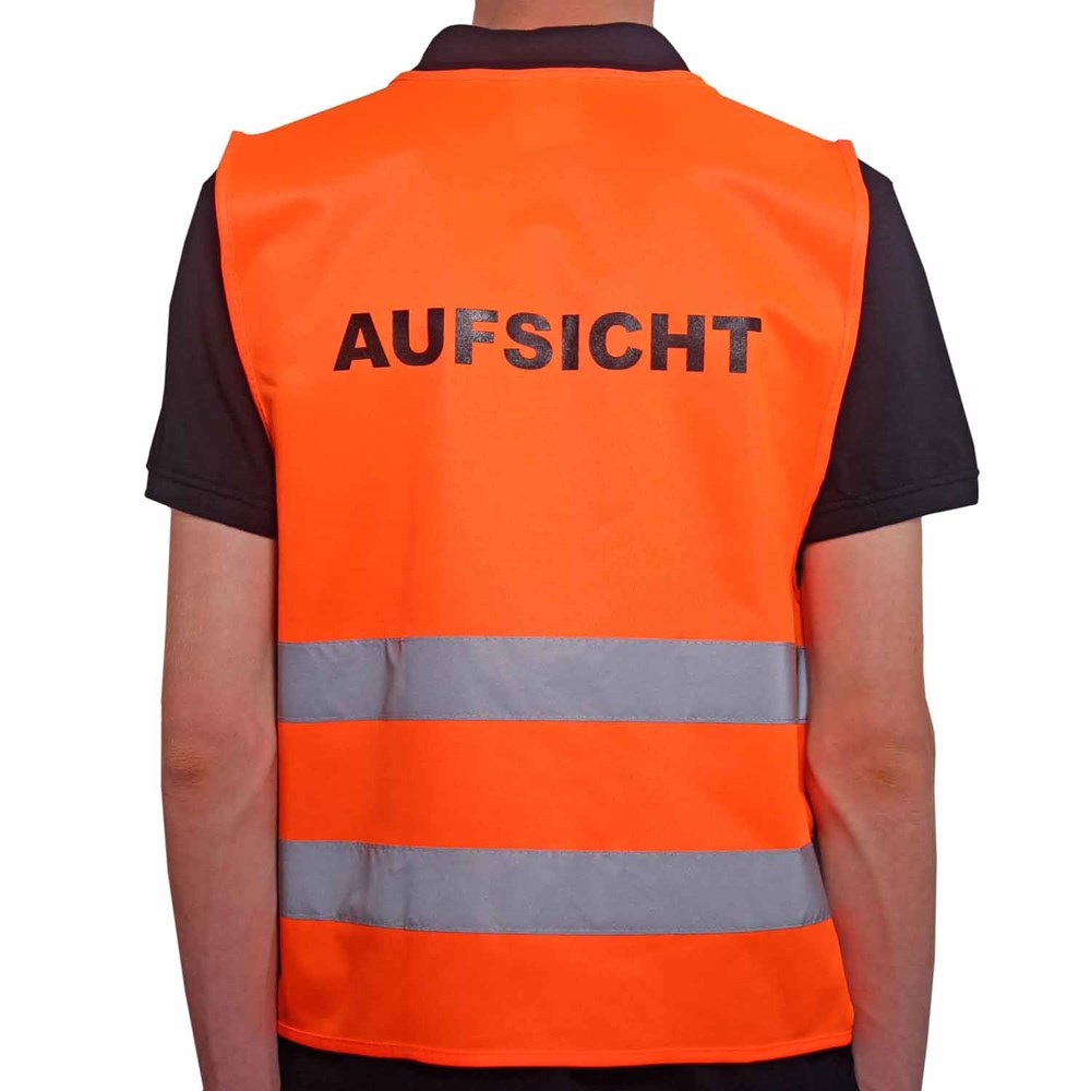 Allflash Qualitäts KFZ-Warnweste PREMIUM Aufsicht
