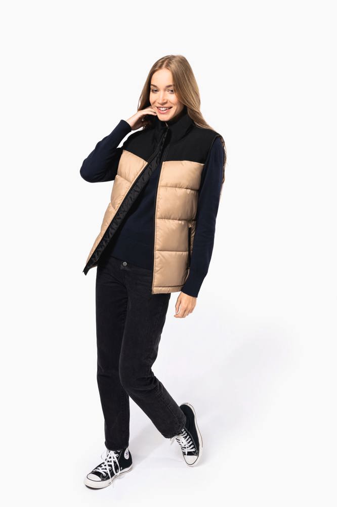 K6162 - Gesteppter Unisex-Bodywarmer in zwei Farbtönen