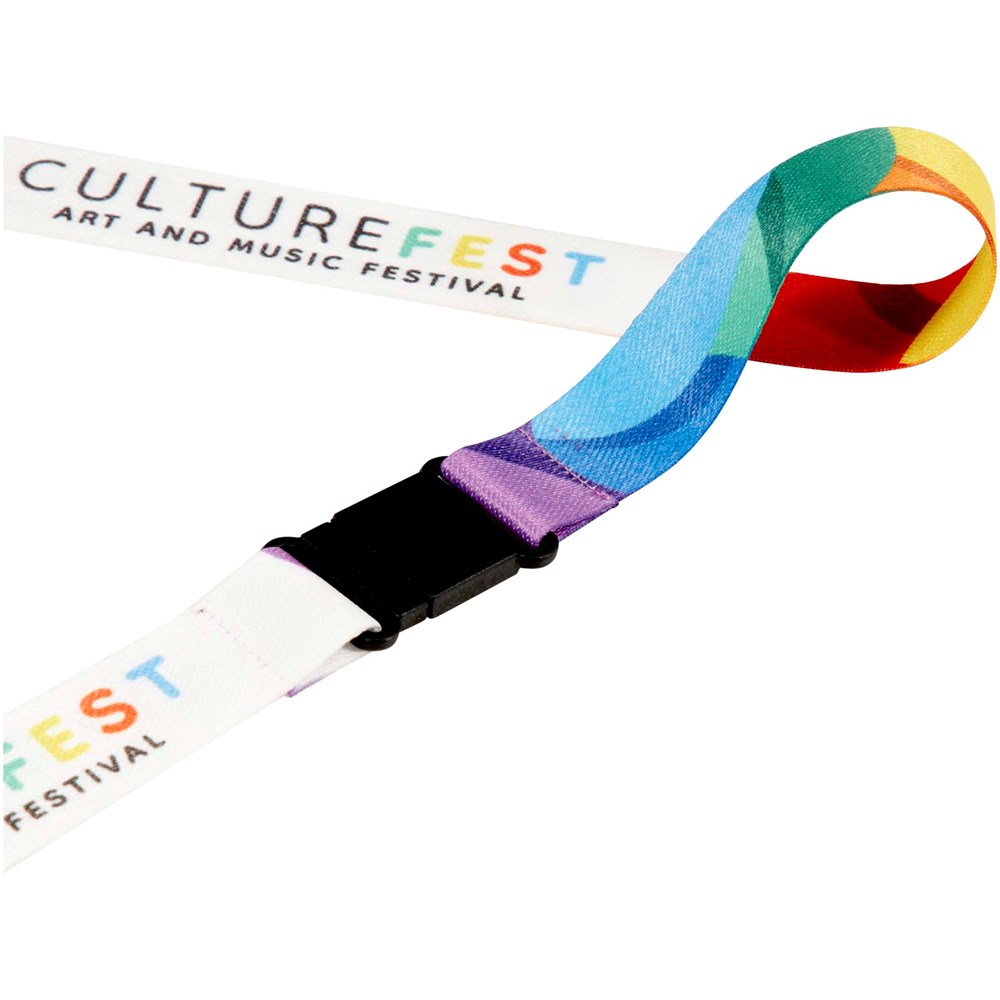 Lois Sublimation RPET-Lanyard mit Sicherheitsverschluss