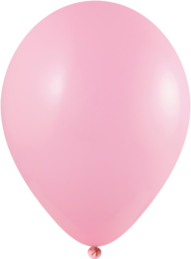 Bedruckte Ballons 85/95 cm - Ø 33 cm -11 inch - Rosa (1131) Pastel (± PMS 1895)