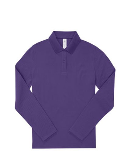 B&C BE INSPIRED - My Polo 180 Long Sleeve /Women - Meta Lilac