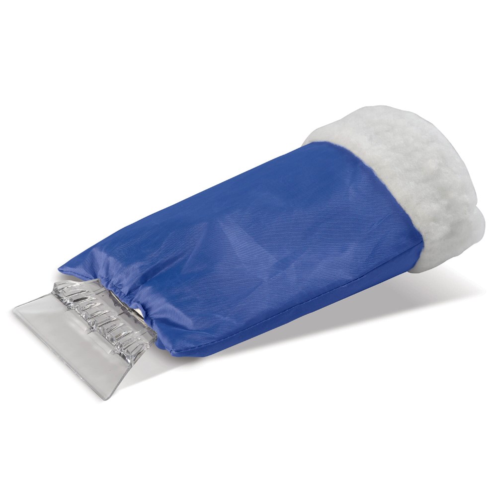 Eiskratzer mit Handschuh - blau