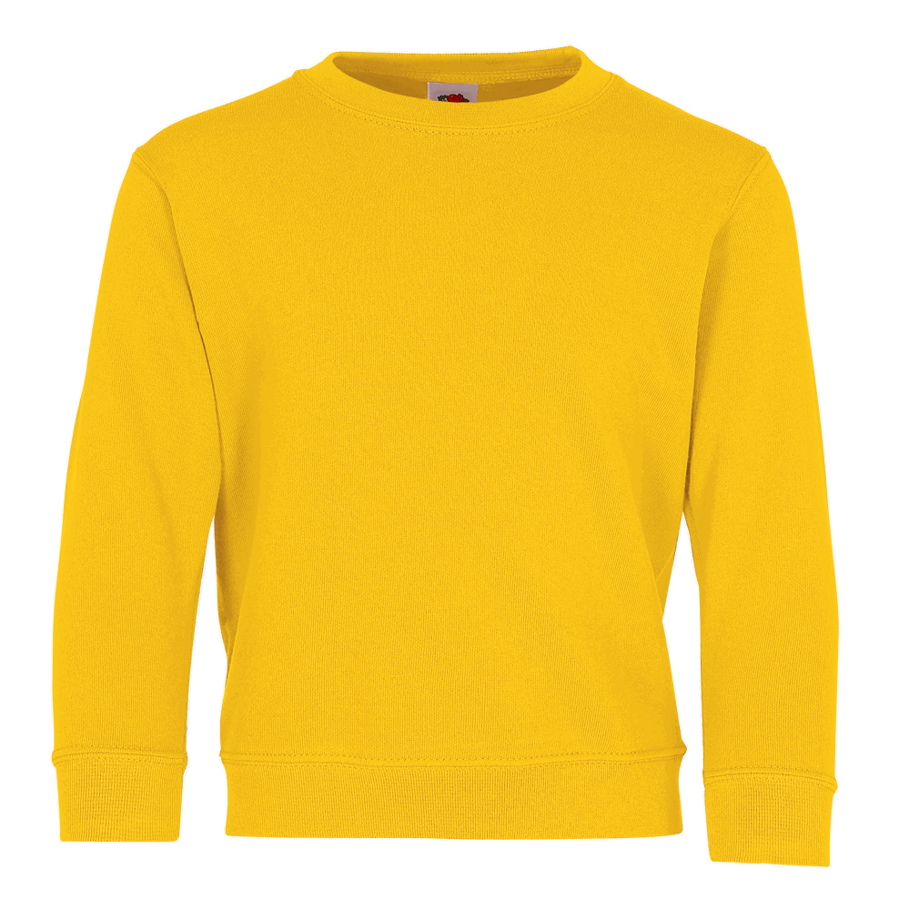 620410 - Kids Classic Set-In Sweat, sonnenblumengelb, 140