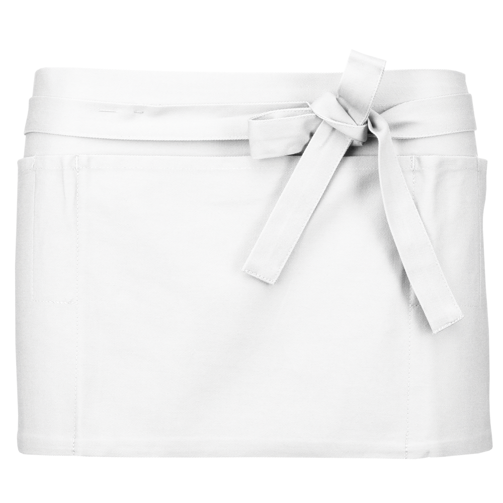K886 - Barschürze kurz - White