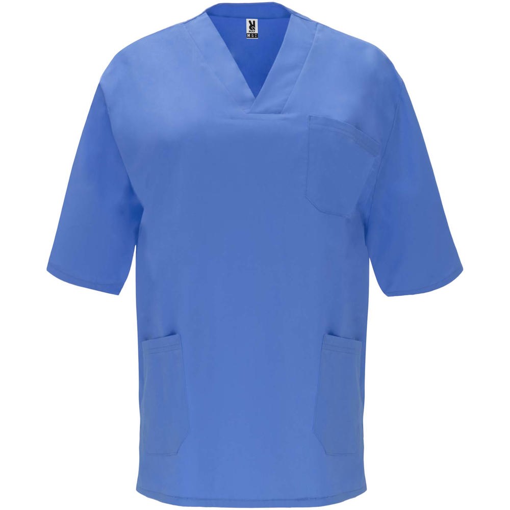 Panacea Kurzärmeliges Arbeitshemd, 160 g/m2, unisex - lab blau