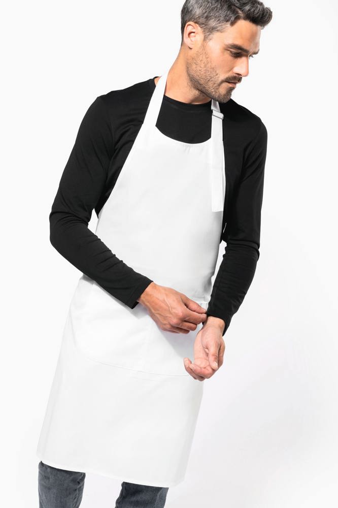 K8010 - Bei hohen Temperaturen waschbare Schürze aus Baumwollpolyester