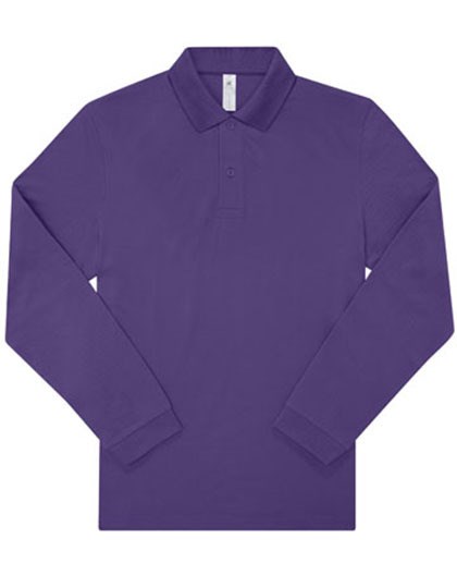 B&C BE INSPIRED - My Polo 180 Long Sleeve - Meta Lilac