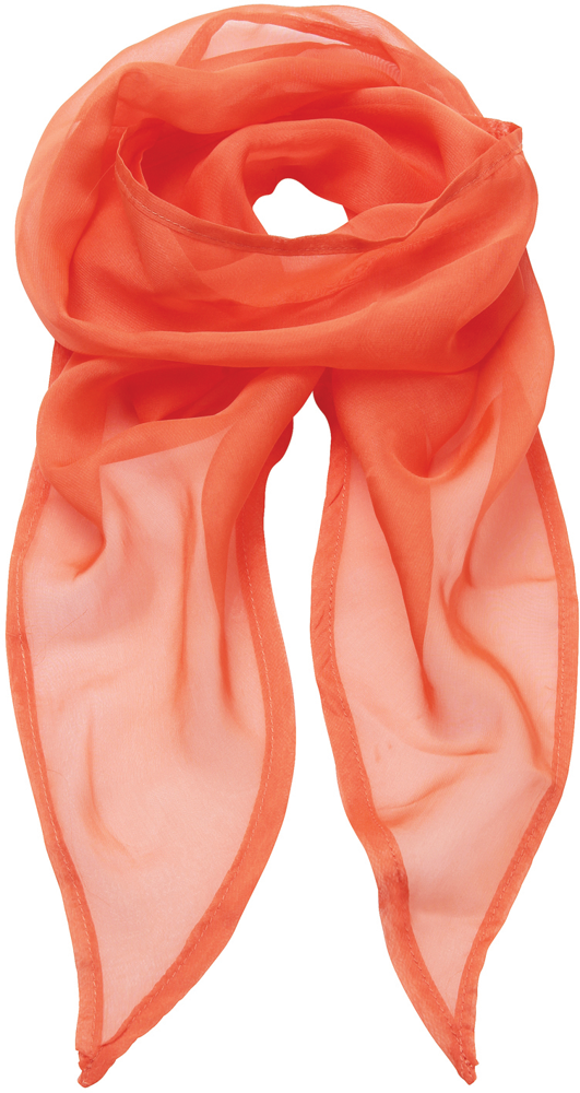 PR740 - Ladies Chiffon Scarf - orange