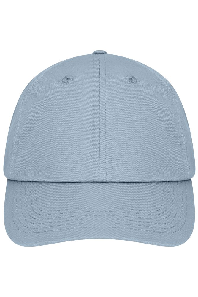 6 Panel Dad Cap Organic Cotton - Milky-blue (ca. Pantone 5425 C)