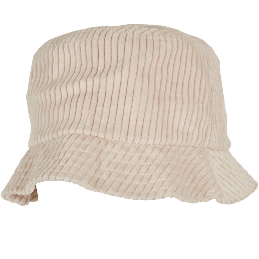 Big Corduroy Bucket Hat - offwhite