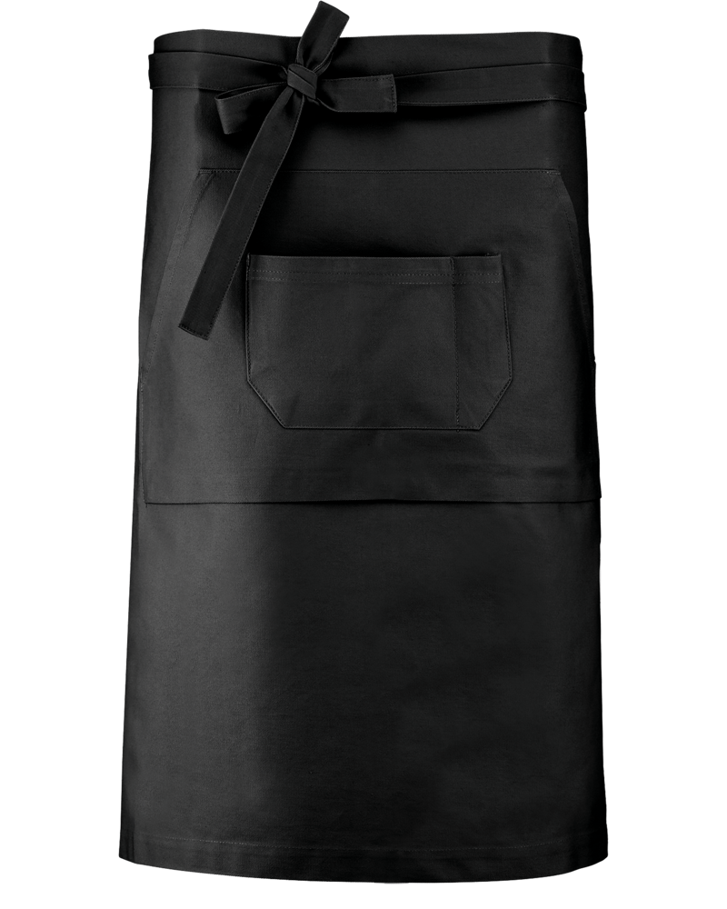 K887 - Barschürze Knielang - Black